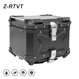 Motorcycle Metal Box Maxi-Scooter Motor X-size 45L Motorbike Trunk Aluminium Alloy Tail Box Baggage Luggage Accessories Parts