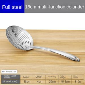 <span class=keywords><strong>Grande</strong></span> cuillère à fente en acier inoxydable pour écumoire <span class=keywords><strong>professionnelle</strong></span> - Product Image 4