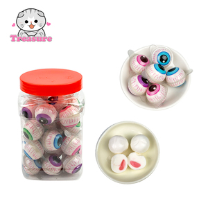 3 <span class=keywords><strong>D</strong></span> Gummy Candy Halal Soft Chewy Gummy Candy Eyeball Design Jelly Jam Filled Caramelos de Halloween - Product Image 1