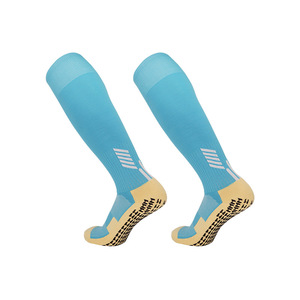 Youth Youth Adult Elite Soccer Socks for <b>Training</b> Matches Moisture Wicking Grip Bottom Non Slip Athletic Crew Length Unisex - Product Image 4