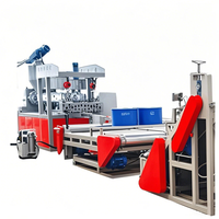 Chaîne de production anti-dérapante d'extrusion de plancher de piscine de PVC équipement d'extrusion de tapis monovis pour des industries en plastique