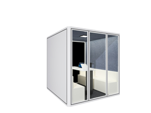 Cápsula para dormir de diseño moderno Sleepbox con masajeador, código QR de música y cancelación de voz para hoteles - Product Image 6
