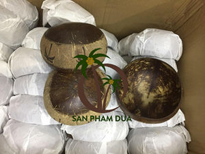 กะลามะพร้าวจานออกแบบรูปต่างๆธรรมชาติกะลามะพร้าวจานขายส่งจากเวียดนามหัตถกรรมมะพร้าวชาม - Product Image 4