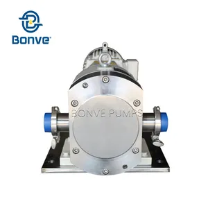 Bomba de Transferencia Rotativa de Lóbulos de Desplazamiento Positivo para Aceite de <span class=keywords><strong>Palma</strong></span> y Aceite de Maní, de Acero Inoxidable de Grado Alimenticio - Product Image 4
