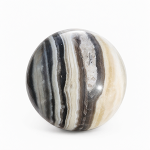 Sphère d'onyx zèbre : un symbole d'équilibre et de protection, décoration d'intérieur, cadeau, guérison par les cristaux - Product Image 2