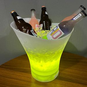 7 Liter <b>Wine</b> Light Ice Bucket Drink <b>Container</b> Champagne Bucket Beer <b>Wine</b> Cooler Bucket With Music Speaker - Product Image 1