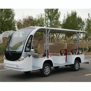 Betaalbare Chinese Sightseeing Bus Elektrische Karren Voor 11-persoons Verkoop Lithium Custom Features Buggy En Comfortabele Stoelen