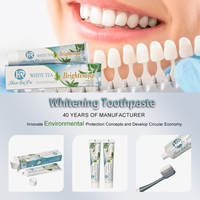 Dentifrice blanchissant anti-carie personnalisé - Fluorure (1000 ppm), antitartre, arôme naturel de thé | OEM/ODM