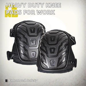 وسادات أمان الساق والركبة خفيفة الوزن معتمدة من CE احترافية لبناء الحدائق والعمل تستخدم مادة إيفا قابلة للتنفس - Product Image 2