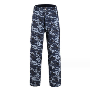 Pantalon Softshell imperméable et antistatique en peau de requin, pantalon d'extérieur épais doublé de polaire pour l'hiver, coupe-vent - Product Image 6