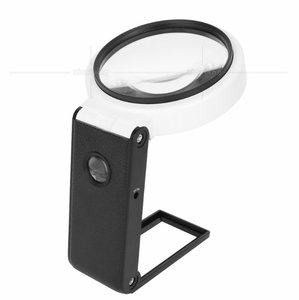 Loupe de lecture LED à clipser 25x, loupe de bureau pliable avec lumière pour la réparation et l'inspection de bijoux - Product Image 3