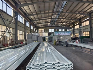 1.2mm Độ dày chịu nhiệt sợi thủy tinh gia cố mờ sóng FRP ánh sáng mặt trời tấm lợp cho kho - Product Image 4