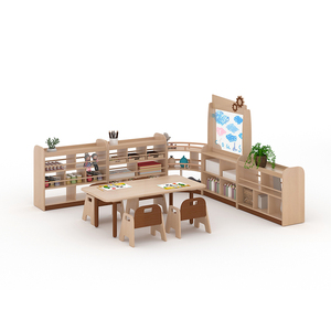 ชุดมุมกิจกรรมอ่านหนังสือแบบเงียบสไตล์มอนเตสซอรี่ สำหรับสถานรับเลี้ยงเด็ก โรงเรียนอนุบาล ห้องสมุด และเฟอร์นิเจอร์ห้องเด็ก - Product Image 4