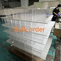 Boîte de présentation en acrylique transparente personnalisée, anti-poussière, haute transparence, pour boîte d'entraînement Elite (ETB) avec couvercle