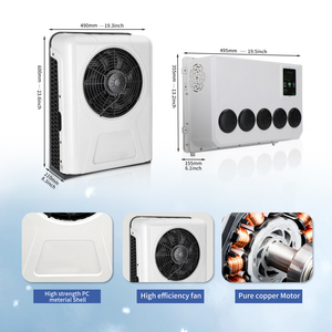 Sistemas de Aire Acondicionado para Autos Pequeños de 12v/24v, Enfriamiento por Batería, Aire Acondicionado de 12 Voltios/24 Voltios para Camiones/Gruas - Product Image 5