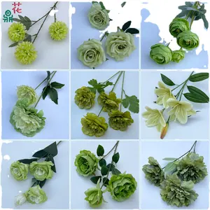 LFH 23 years green wedding row base simulation flower Sensen arrangement welcome ceiling flowe
