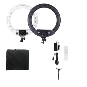 Lampe FS640, anneau lumineux de <span class=keywords><strong>22</strong></span> pouces pour diffusion en direct, photographie de beauté, maquillage, LED <span class=keywords><strong>FS</strong></span>-640II, éclairage de studio pour téléphone. - Product Image 1