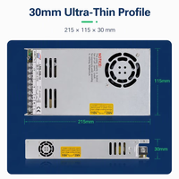 Alimentation industrielle à découpage LRS-350-48 à sortie unique 48V 7.3A 350W 90-132VAC/180-264VAC pour imprimante 3D CE