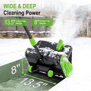 Pelle à neige électrique 20V sans fil 12 pouces de qualité commerciale avec kit LED pour allée – Vente en gros - Product Image 3