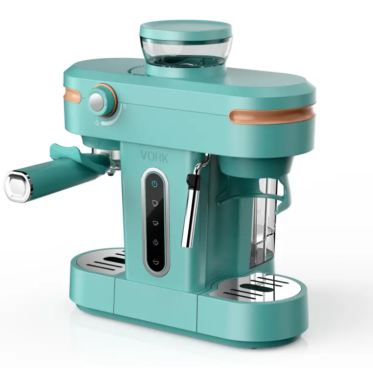 2023 नई डिजाइन कैप्पुकिनो मशीन किचन कैफे इलेक्ट्रिक स्टेनलेस स्टील 2023 इटली होम डिजाइन एस्प्रेसो कॉफी मेकर15 बार 3 इंच