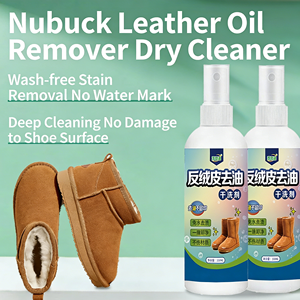 Dégraissant sans rinçage à usage unique pour bottes de neige, chaussures en daim et autres articles en cuir – Solution de nettoyage à sec pour les taches de graisse - Product Image 3