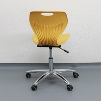 Chaise de bureau scolaire moderne et durable, à base en nylon, pivotante, ergonomique, réglable en hauteur, pour appartement, directement de l'usine