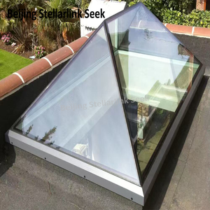 Finestra a Cupola Elettrica Motorizzata in Alluminio, Rotonda o Triangolare, a Doppio Vetro, Ventilata e Impermeabile per Case e Ville - Product Image 5