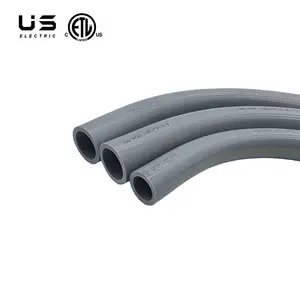 1/2"-2 inches 45 Degree Sch 80 Electrical Conduit Elbows Plain End PVC Pipe Fittings Rigid Conduit Fittings