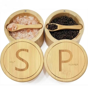 Tre Muối Hầm 6 ounce công suất từ Xoay nắp hộp lưu trữ đa năng thực phẩm container cho theo mùa sử dụng lấy cảm hứng - Product Image 4