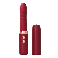 Automatische Stoß-Sexmaschine Vibrator mit Intelligenter Erwärmung 10 Modi Freihändig Saugnapf Wasserdicht Fernbedienung Aufladbar