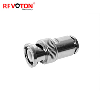 Connecteurs coaxiaux RF mâles à sertir et à souder Q9 BNC pour câbles coaxiaux RF RG58, RFR195, RG142, RG223, RG400
