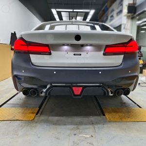 Kit de Carrocería para Auto, Parachoques Delantero y Trasero, Rejilla, Faldones Laterales para BMW Serie 5 G30 G38 2021 2022 <span class=keywords><strong>2023</strong></span> al Modelo F90 LCI <span class=keywords><strong>M5</strong></span> - Product Image 6