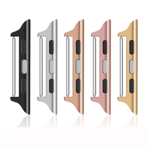 Correa para <span class=keywords><strong>Reloj</strong></span> Inteligente, Adaptador de Acero Inoxidable, Conector de Metal Reemplazable para Correa de <span class=keywords><strong>Reloj</strong></span>, Compatible con <span class=keywords><strong>Apple</strong></span> - Product Image 1