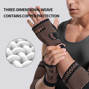 Vierteiliges Schutz ausrüstung sset Stoff Kupfer Knie Ärmel Handgelenks tütze Ellbogen Ärmel Knöchel Ärmel - Product Image 5