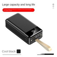 Banco de energía portátil de gran capacidad de 50000mAh, Cable integrado, Mini bancos de energía, estación de carga rápida, estación de energía de emergencia para exteriores