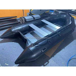 Bateau pneumatique léger CE 300 330 360 380, bateau pneumatique portable en PVC pour la pêche/le camping avec rames et pompe, capacité de 4 à 5 personnes - Product Image 6