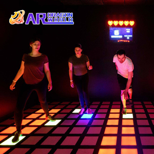 <span class=keywords><strong>Led</strong></span> sàn nhảy 30x30cm ánh sáng trẻ em hoạt động trò chơi tương tác Disco RGB sân khấu thiết bị chiếu sáng trò chơi hoạt động - Product Image 2