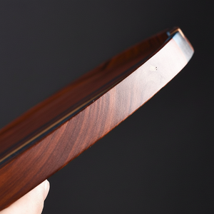 Assiette et vaisselle en bois fruits pour fête de mariage avec vaisselle taille différente et couleur bois naturel - Product Image 1