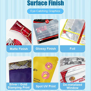 Stampa personalizzata a prova di umidità e incisione con chiusura a chiusura con esca Wrorm borsa per esche da pesca - Product Image 5