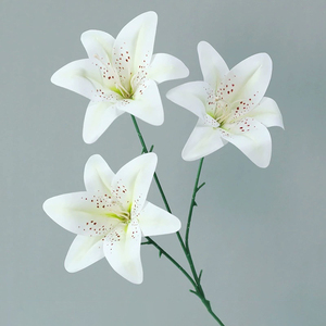 Wholesale 9 <b>Heads</b> Artificial Flower Silk Roses Artificial White Rose Marriage Roses Bouquet for Wedding Home Table Decoration - Product Image 2