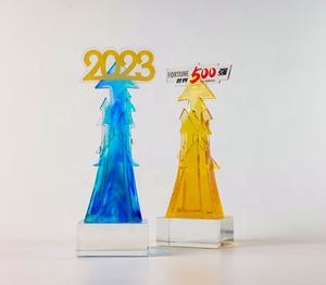 Trophée de croissance flèche Jadevertu 2024 pour <span class=keywords><strong>la</strong></span> reconnaissance trophée de cristal liuli trophée de récompense flèche - Product Image 2