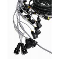 Kustom PVC terisolasi kabel kontrol listrik perakitan untuk peralatan pertanian pertanian kawat Harness