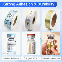 Étiquettes personnalisées pour flacons de 10 ml, 25 ml, 30 ml, étiquettes personnalisées double face, étiquettes holographiques résistantes aux basses températures, étiquettes pour emballages oraux