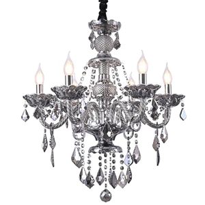 Lustre en cristal LED de haute qualité alimenté par courant alternatif, lumières élégantes pour les mariages, les salles et les décorations de cérémonies - Product Image 1