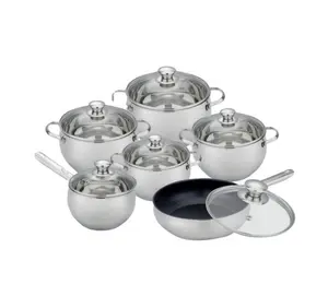 12Pcs Apple Shape Non Stick Pot Potten En Pannen Non-stick Kookgerei Set Smart Keukengerei