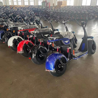 Scooter Eléctrico con Neumáticos Anchos y Luz LED, Velocidad Máxima de 35-40 km/h, Carga Máxima de 200 kg, Múltiples Modos de Empaque