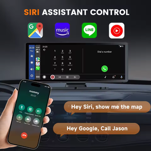 Cámara para Auto con <span class=keywords><strong>Pantalla</strong></span> IPS de Doble Lente 4K, CarPlay Inalámbrico, Espejo Retrovisor, Sensor G, Grabación en Bucle, Visión Nocturna, <span class=keywords><strong>Pantalla</strong></span> 4K CarPlay - Product Image 5