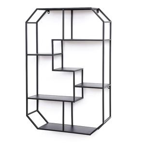 <span class=keywords><strong>Meuble</strong></span> <span class=keywords><strong>mural</strong></span> créatif pour salon avec design en treillis, porte-<span class=keywords><strong>CD</strong></span>, porte-vin, bibliothèque, casier pour chambre à coucher, meubles suspendus - Product Image 5