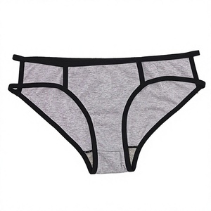 Culottes fines sexy taille basse pour femmes, couleur unie, respirantes, style bikini, en nylon/coton tricoté teint uni, couleur bonbon, pour jeunes filles - Product Image 2