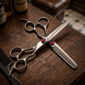 Tijeras Profesionales para Cortar Cabello, Rectas, para Diestros, Grandes, para Barbería y Salón de Belleza, Precio de Fábrica - Product Image 2